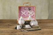 Tea Set with Basket