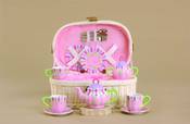 Tea Set with Basket