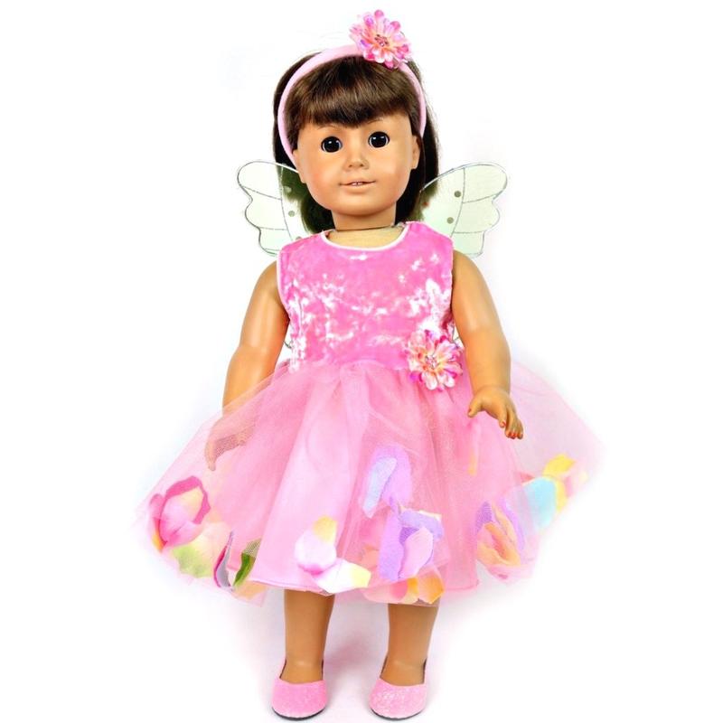 Candy Pink Girls Petal Dress