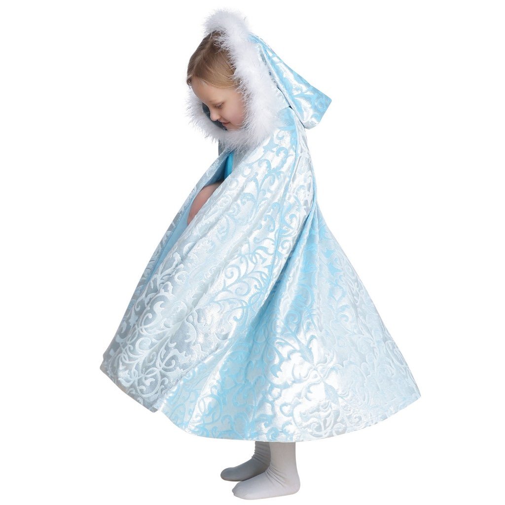 Frozen Princess Cape With or Without Boa Trimmed Hood