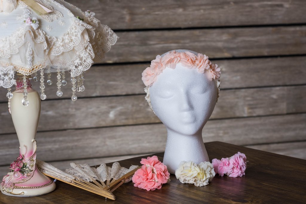 Floral Headband on Crochet