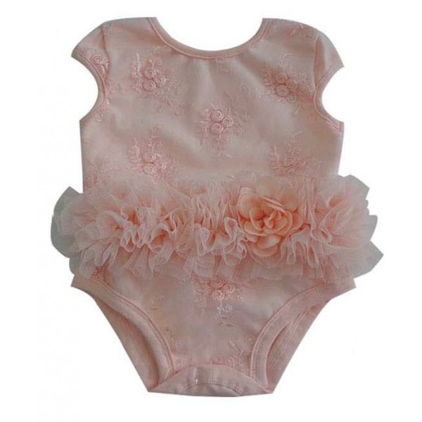 Blush Lace Onesie