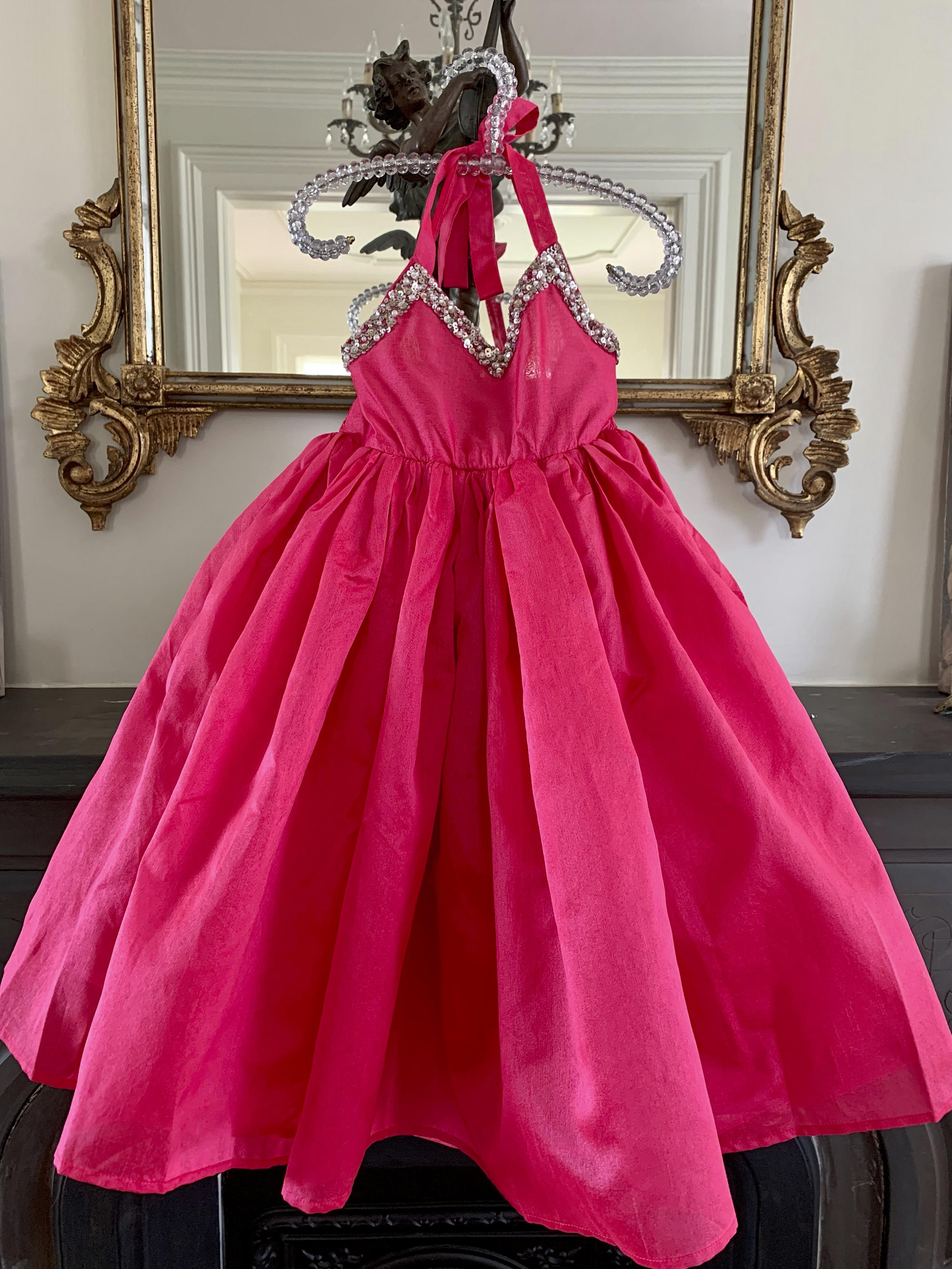 Pink Halter Dresss