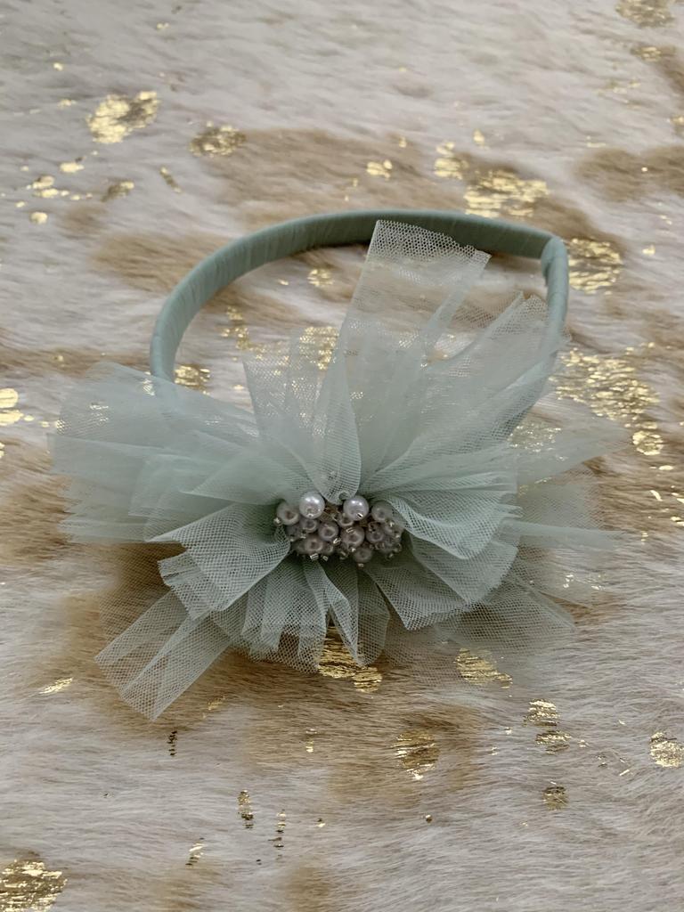 Embellished Sage Headband