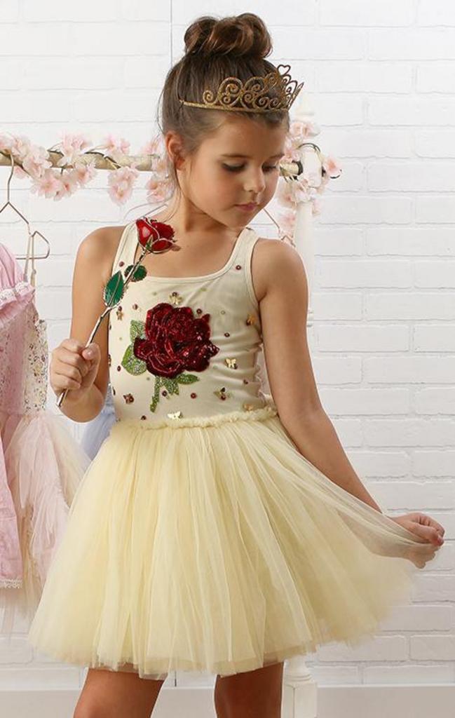 Princess Belle with Scarlet Rose